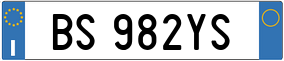 Truck License Plate